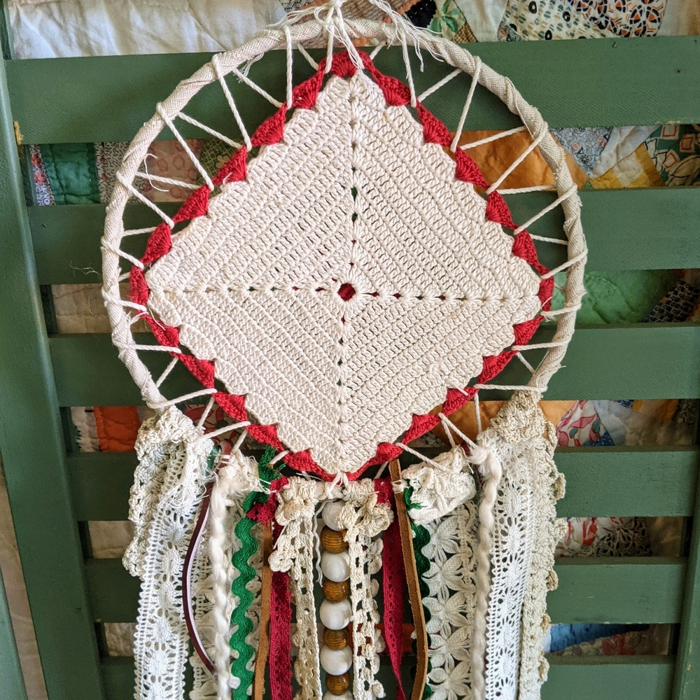 Nwt Shabby Chic Boho Dream Catcher - Picture 5 of 6